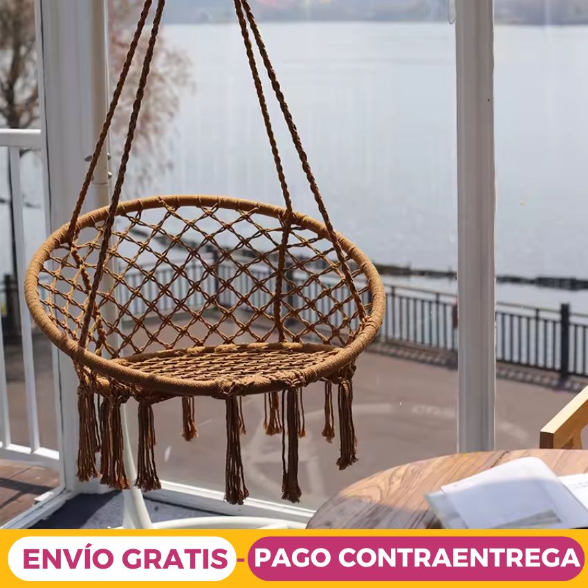 Silla Hamaca Colgante Tipo Columpio